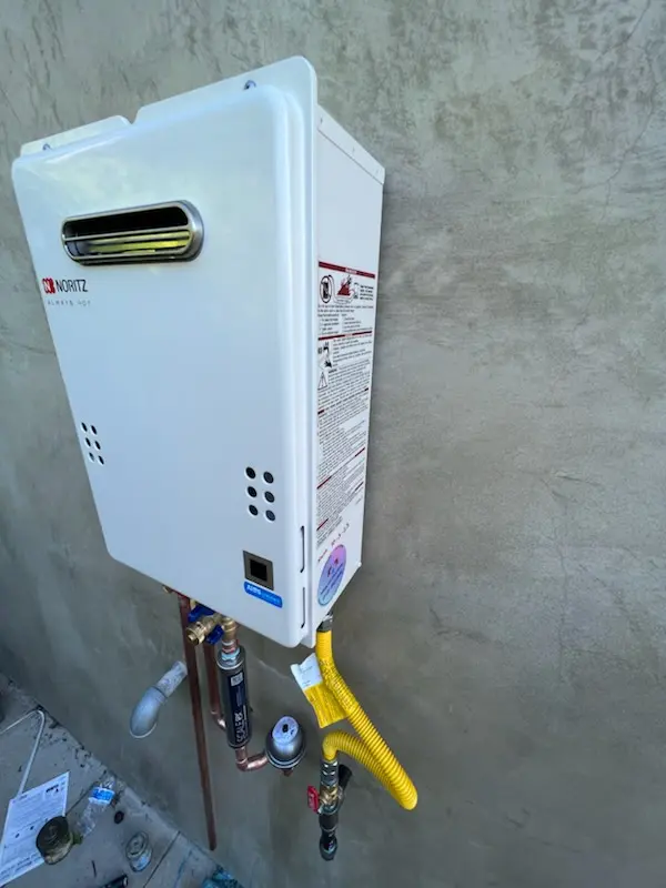 Tankless water heater installation for Horsham Terrace homes